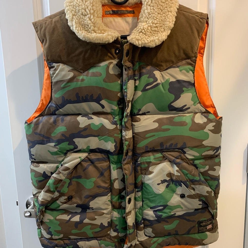 DENIM & SUPPLY RALPH LAUREN Men's Camo Down Vest